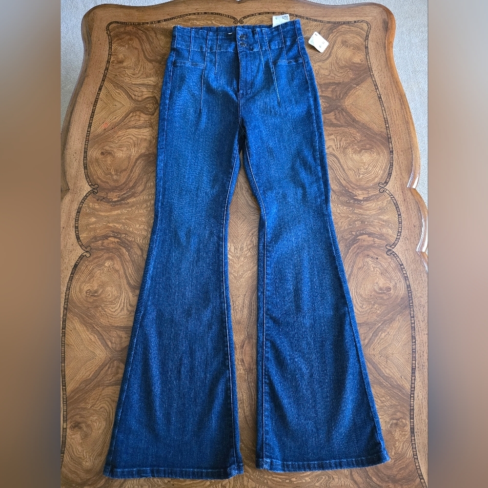 We The Free By Free People Retro Inspired Tailored Jeans Womens Size 31